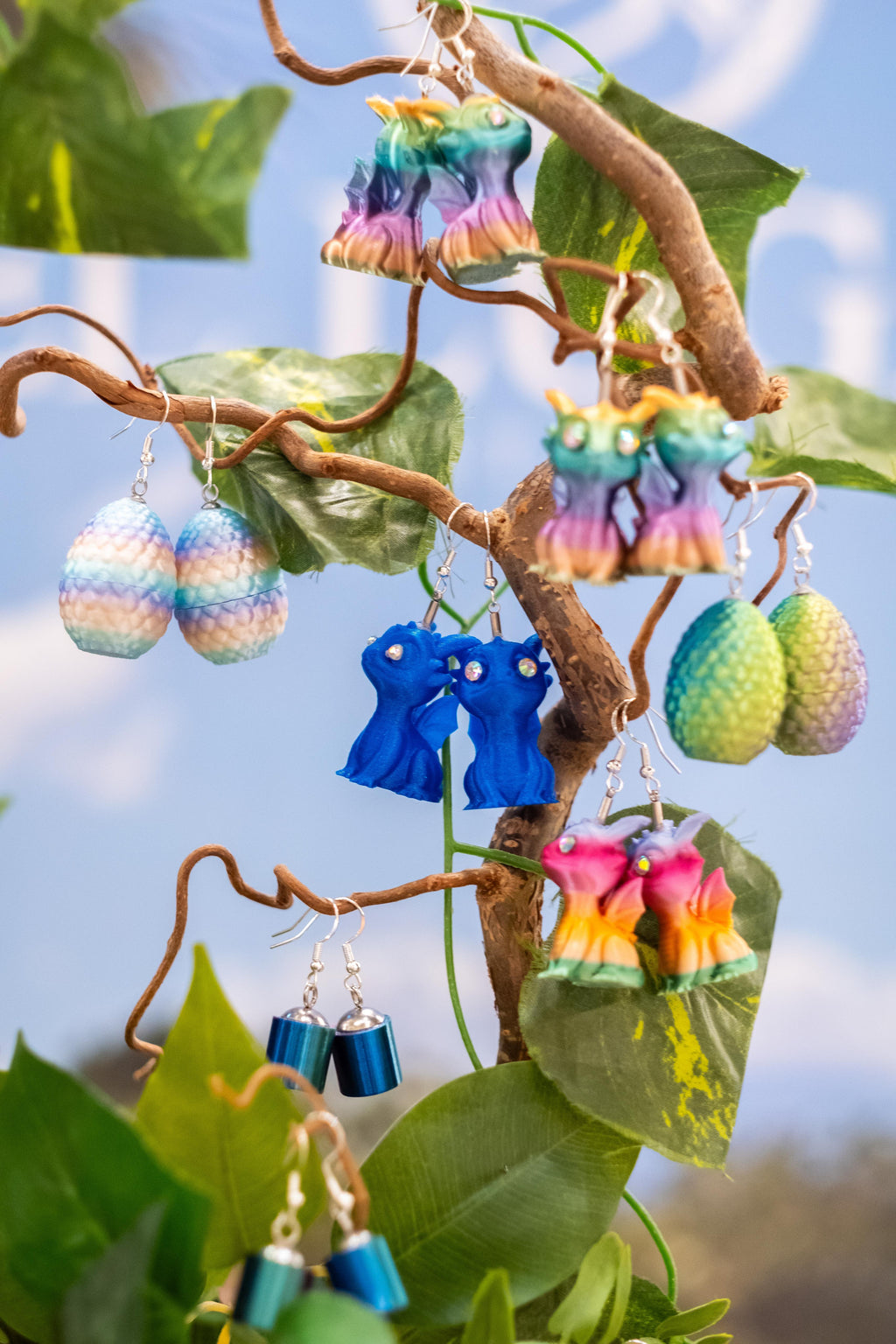 Pendientes de unicornio/dragón - IP