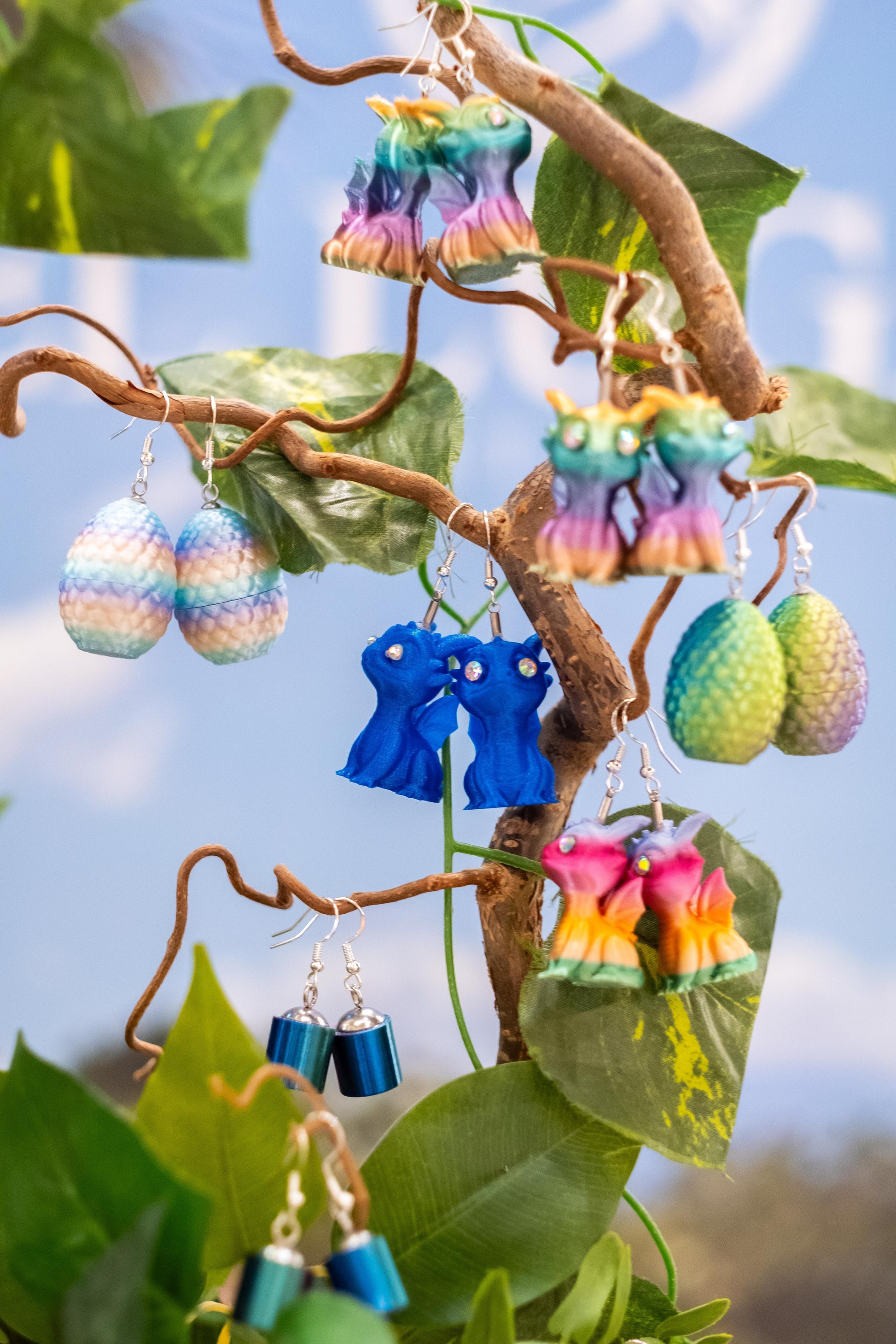 Pendientes de unicornio/dragón - IP